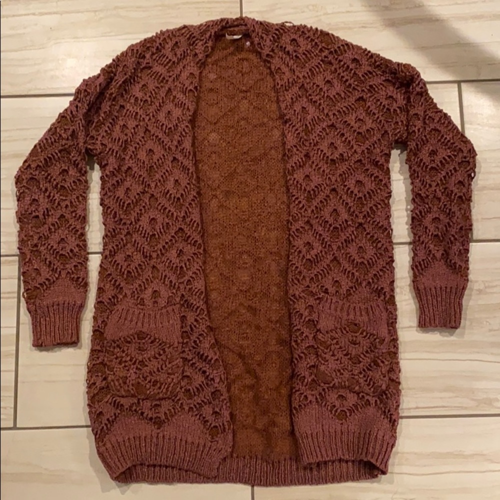 L Love cardigan